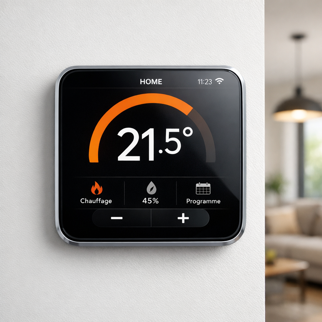 Thermostat intelligent domotique